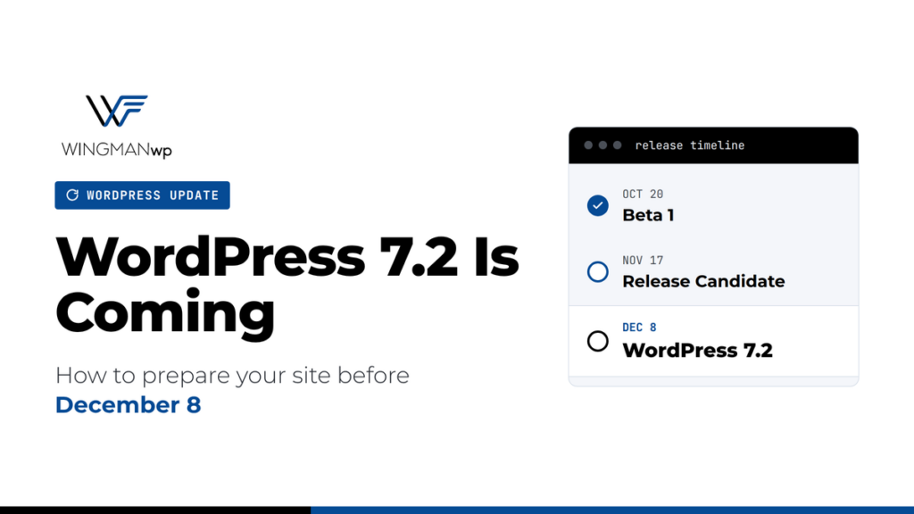 wordpress update version